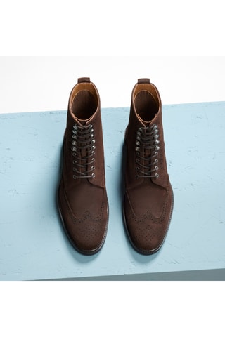 Boots en nubuck Pierce - Marron - Shepperd and Sons