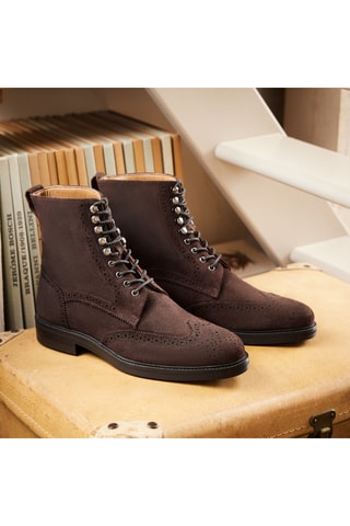 Boots en nubuck Pierce - Marron - Shepperd and Sons