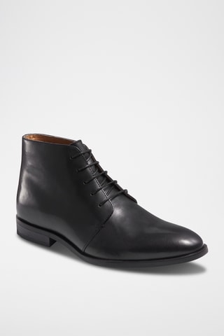 Boots en cuir Aston - Noir - Arthur&Brooke