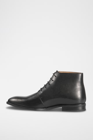 Boots en cuir Aston - Noir - Arthur&Brooke