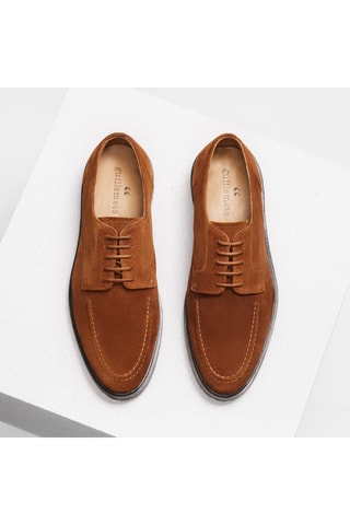 Derbys en nubuck Alexandre - Camel - Guillemets