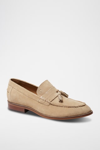 Mocassins en nubuck Romain - Beige - Guillemets