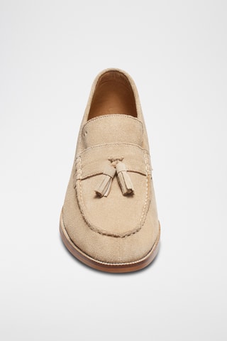 Mocassins en nubuck Romain - Beige - Guillemets