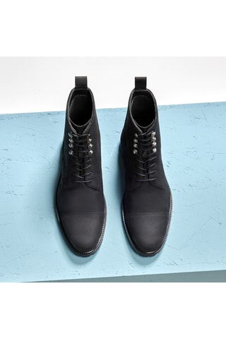 Boots en nubuck Brent - Noir - Shepperd and Sons
