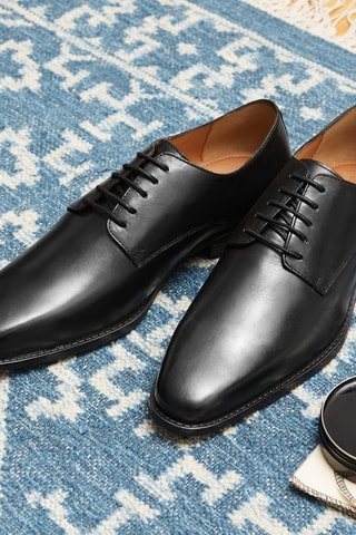 Derbys en cuir Watson - Noir - Arthur&Brooke