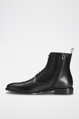 Bottines en cuir Stephen - Noir - McFinlay