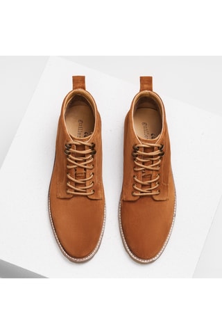 Boots en nubuck Edmond - Camel - Guillemets