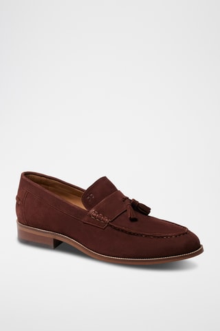 Mocassins en nubuck Romain - Marron - Guillemets