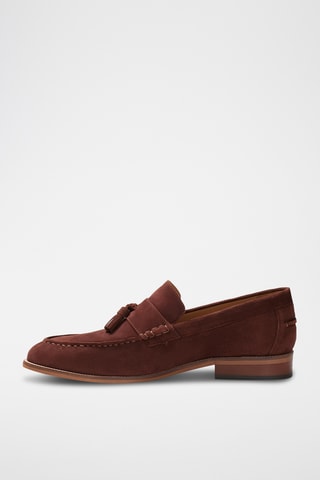 Mocassins en nubuck Romain - Marron - Guillemets