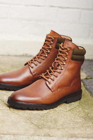 Boots en cuir Ian - Camel - McFinlay