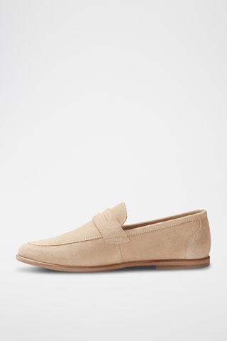 Mocassins en nubuck Lucas - Beige - Guillemets