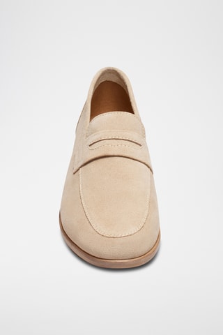 Mocassins en nubuck Lucas - Beige - Guillemets