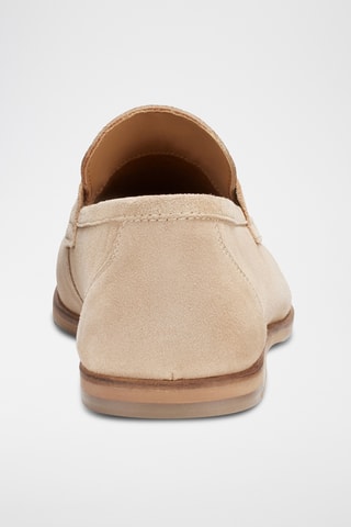 Mocassins en nubuck Lucas - Beige - Guillemets