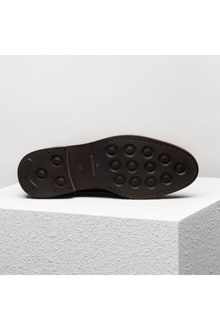 Derbys en cuir Tristan - Marron - Guillemets