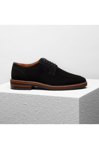 Derbys en nubuck Tristan - Noir - Guillemets