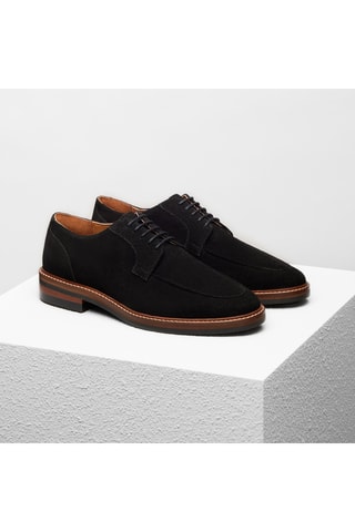 Derbys en nubuck Tristan - Noir - Guillemets