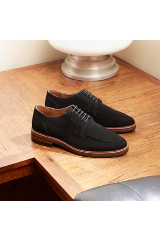 Derbys en nubuck Tristan - Noir - Guillemets