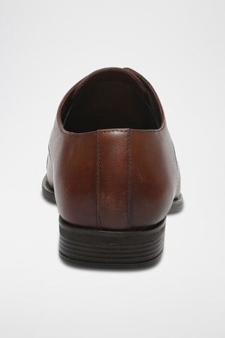 Derbys en cuir Oliver - Camel - Leonarr x Swan