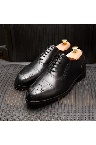 Richelieus en cuir Jack - Noir - Arthur&Brooke