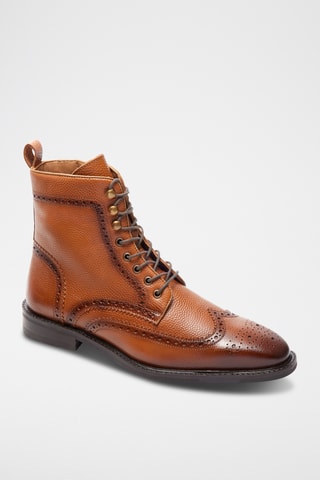 Boots en cuir Curtis - Camel - McFinlay