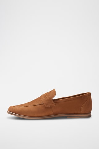 Mocassins en nubuck Lucas - Marron - Guillemets