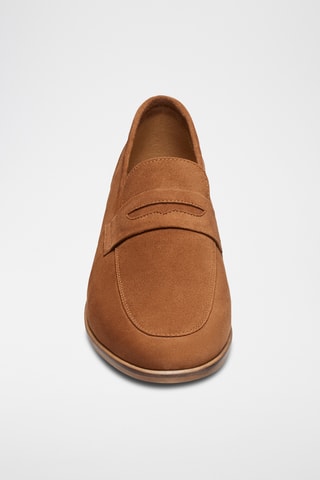 Mocassins en nubuck Lucas - Marron - Guillemets