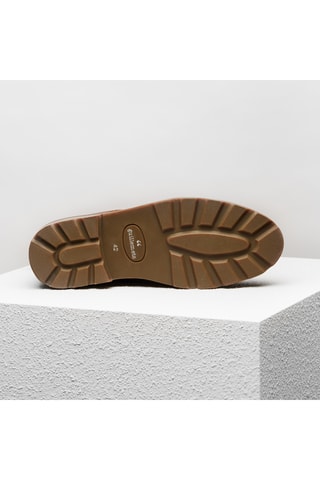 Boots en cuir  Edmond - Marron - Guillemets