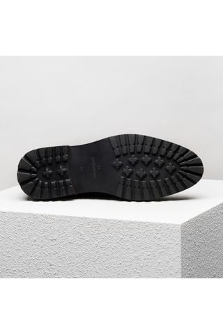 Bottines Chelsea en cuir Hector - Noir - Guillemets