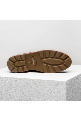 Boots en cuir  Edmond - Marron - Guillemets