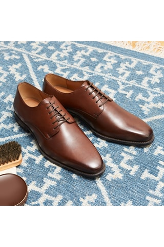 Derbys en cuir Watson - Marron - Arthur&Brooke