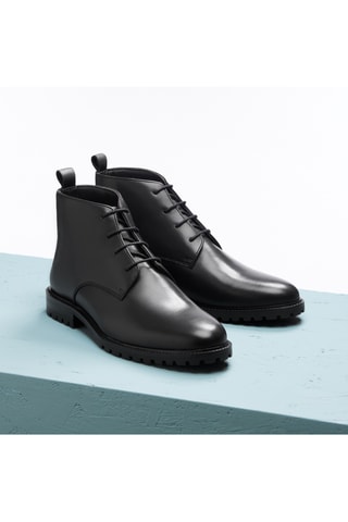 Boots en cuir Warren - Noir - Shepperd and Sons