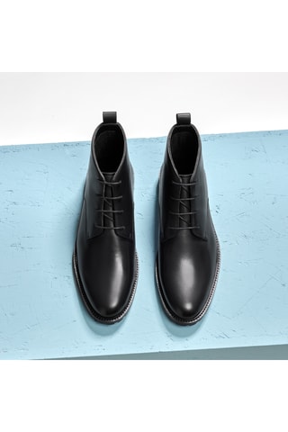 Boots en cuir Warren - Noir - Shepperd and Sons