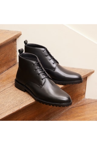 Boots en cuir Warren - Noir - Shepperd and Sons