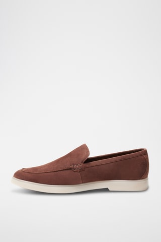 Mocassins en nubuck Hélios - Marron - Guillemets