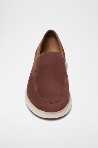 Mocassins en nubuck Hélios - Marron - Guillemets