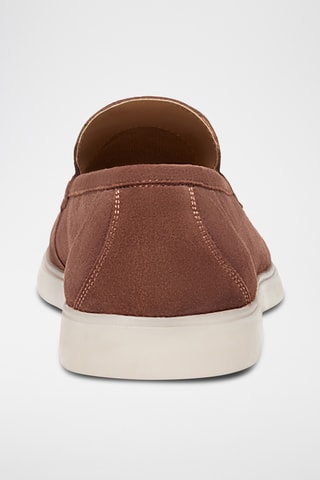 Mocassins en nubuck Hélios - Marron - Guillemets