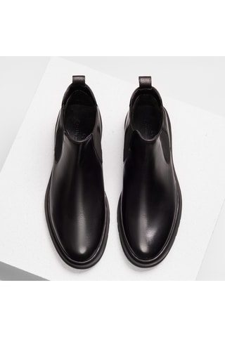 Bottines Chelsea en cuir Aristide - Noir - Guillemets