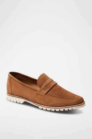 Mocassins en nubuck Horace - Marron - Guillemets