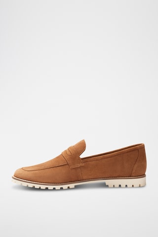 Mocassins en nubuck Horace - Marron - Guillemets