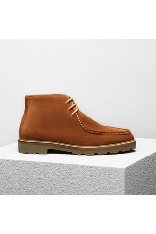 Boots en nubuck Jérémy - Camel - Guillemets