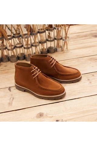 Boots en nubuck Jérémy - Camel - Guillemets