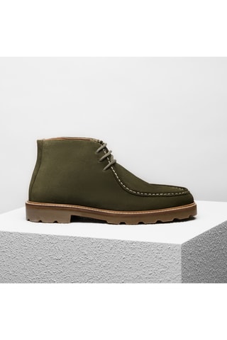 Boots en nubuck Jérémy - Kaki - Guillemets