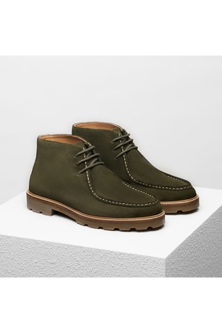 Boots en nubuck Jérémy - Kaki - Guillemets
