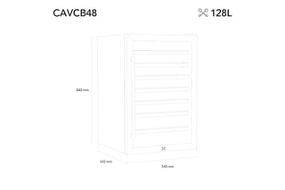 Adega de vinho de livre instalação - 48 garrafas