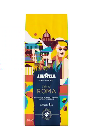 6 x Café en grains Tales of Napoli et 6 x 	Café en grains Tales of Roma - 12 x 250 g