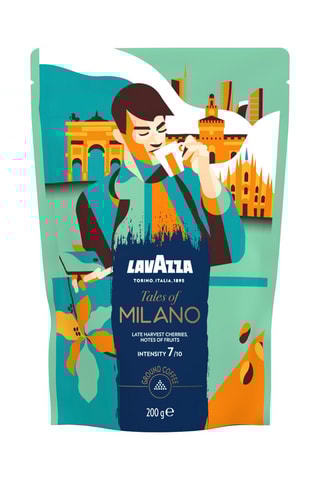 12 x Café moulu Tales Of Italy Milano 100% Arabica - 200 g