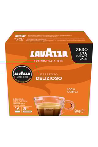 128 capsules de Café Delizioso - 8 x 16 capsules A Modo Mio®