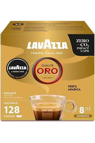 8 x Café Lavazza 100% Arabica - 16 capsules A Modo Mio®