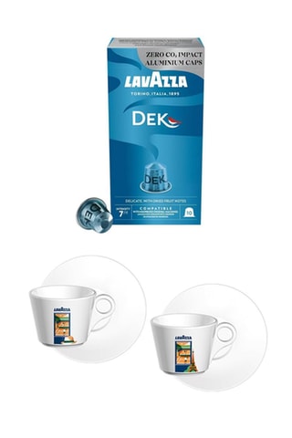 100 capsules Café Lavazza Decaffeinato et Mug Roland Garros offert