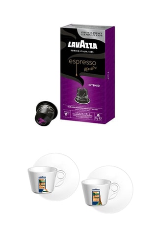 100 capsules Café Lavazza Intenso et Mug Roland Garros offert